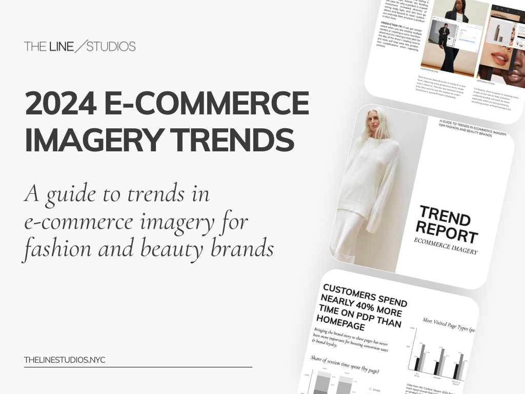 Download The Line Studios' 2024 E-Commerce Imagery Trends
